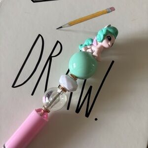 My Little Pony: Shutter Snap handmade beaded pen
